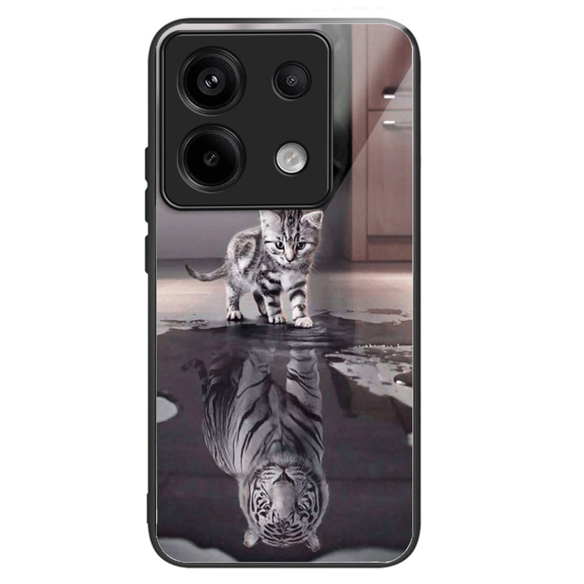 For Xiaomi Redmi Note 13 Pro 5G / Poco X6 5G Case Pattern Tempered Glass+TPU Shockproof Phone Cover For Xiaomi Redmi Note 13 Pro 5G / Poco X6 5G Case Pattern Tempered Glass+TPU Shockproof Phone Cover